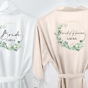 Satin Bridal Robe Silky Bridesmaid Robes /Wedding Bridesmaid Gift /Bridal Party Robes