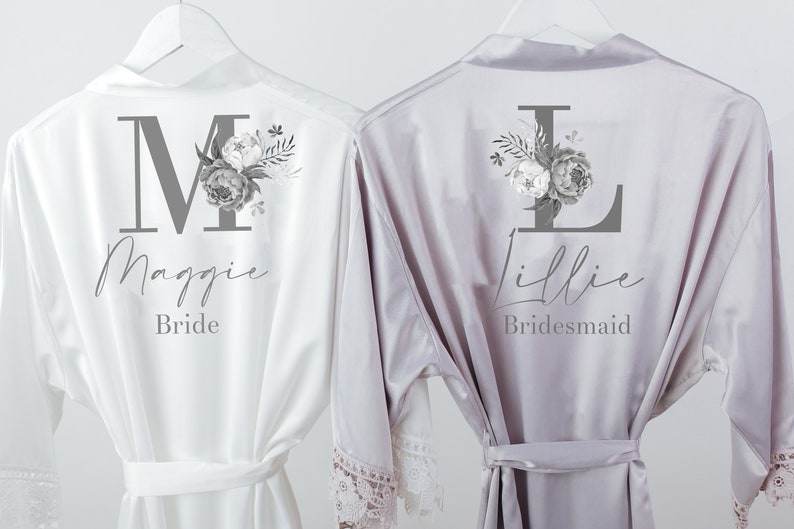 Champagne Robes Bridesmaid Robes Champagne Bridesmaid Robe Etsy UK