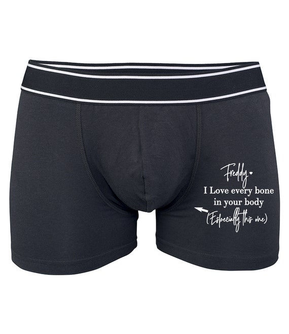 Custom Mens Underwear Valentines Gift for Him Valentines Gift