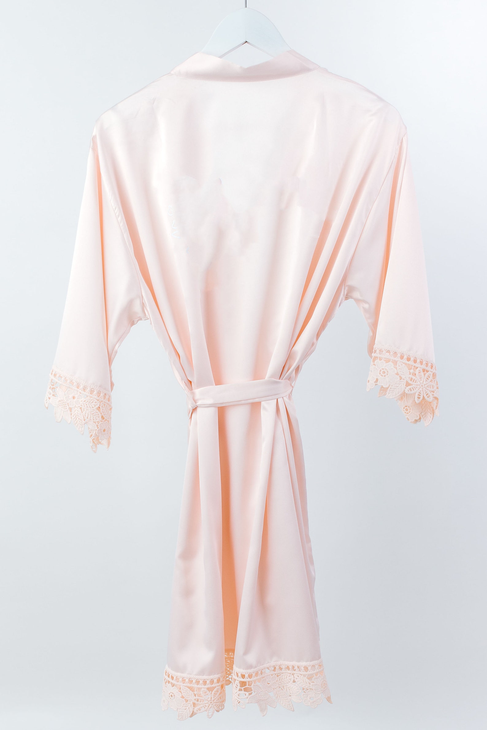 Blank bridesmaid robe plain bridal robe satin wedding robe | Etsy