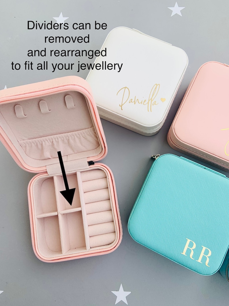 Custom Jewelry Box Jewellery Box Jewellery Ring Box Travel Etsy UK