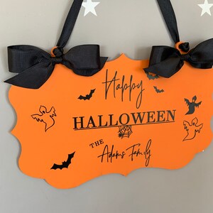 Halloween decor Halloween door sign Halloween decorations image 4