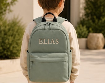 Sac à dos personnalisé pour enfant | Sac d'école brodé | Sac à dos pour la crèche | Sac pour la maternelle | Sac à dos pour l'école primaire | Cadeau de rentrée scolaire