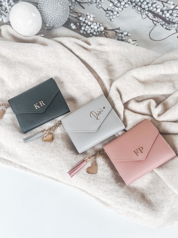 Personalised Blush Leather Pouch | Gifts Australia