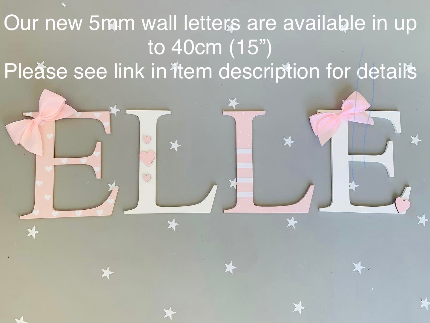 Wooden letters wall letters wooden name letters nursery Etsy