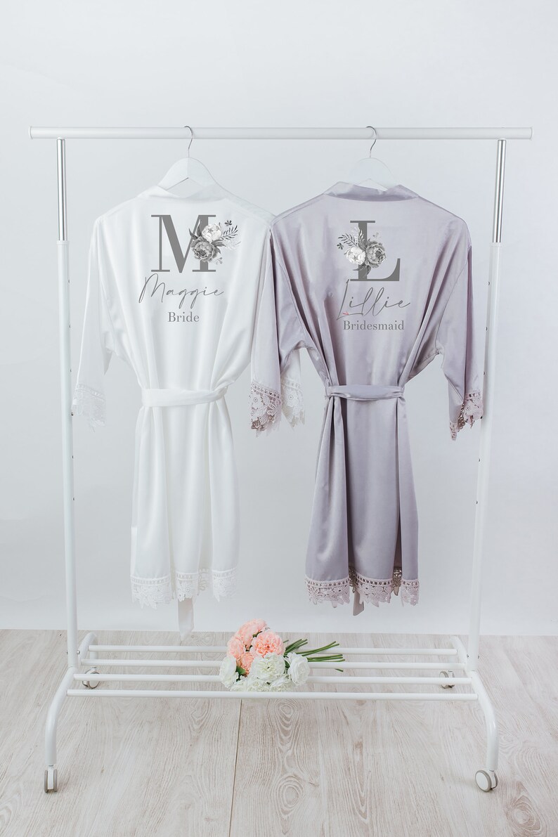 Champagne Robes Bridesmaid Robes Champagne Bridesmaid Robe Etsy UK