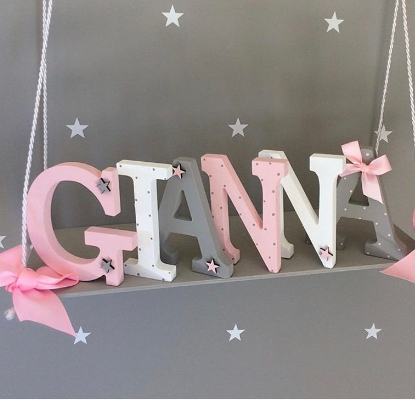 Wooden Letters Wall Letters Wooden Name Letters Nursery Etsy