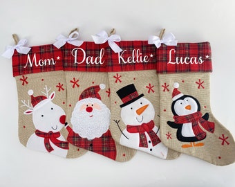 Personalized stocking Christmas Santa stocking Personalized cute christmas stocking kids Christmas stocking