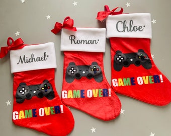 Boys christmas stocking gaming gift gaming christmas stocking gaming gift stocking for teenage boy