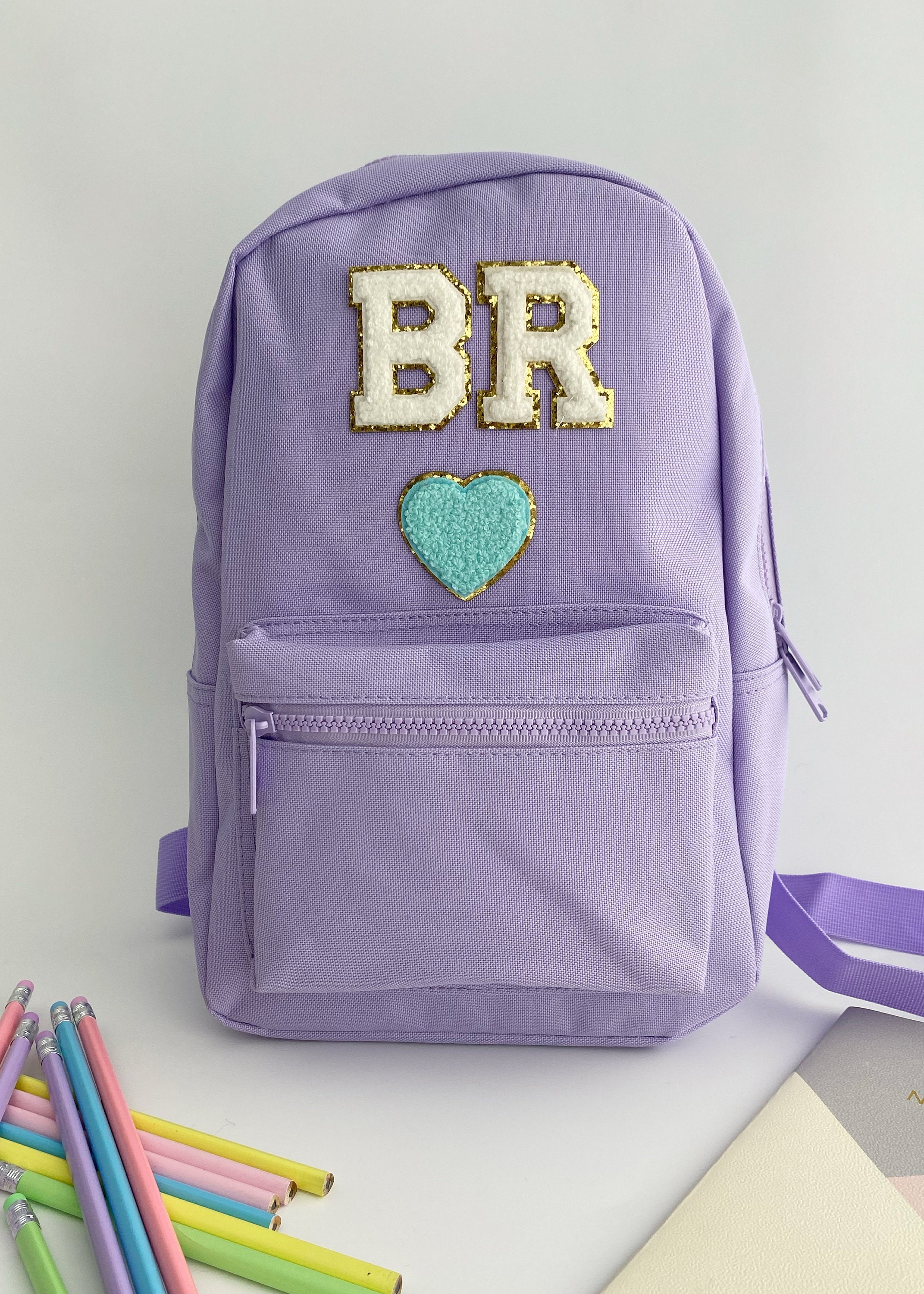 5172 Initial Cute Mini Backpack, Small Backpack Purse Personalized Letter Personalized Mini Backpack: Custom Letter Initial  main image 2