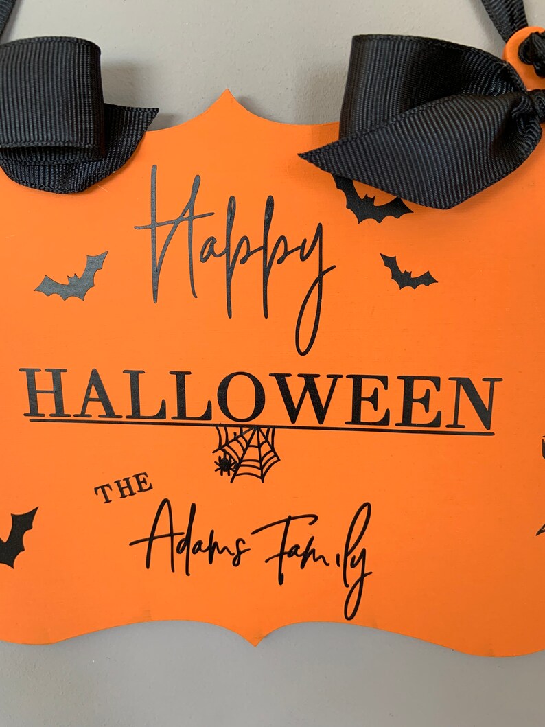 Halloween decor Halloween door sign Halloween decorations image 5