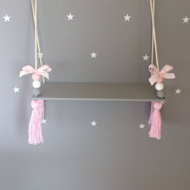 Hanging Shelf Tassel Shelf Floating Shelf Nordic Style Shelf Etsy
