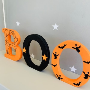 Halloween decor, halloween letters, halloween sign, halloween decorations image 6