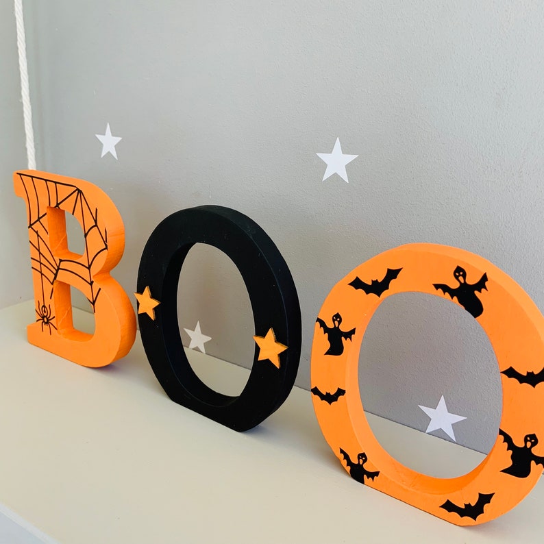 Halloween decor, halloween letters, halloween sign, halloween decorations image 6