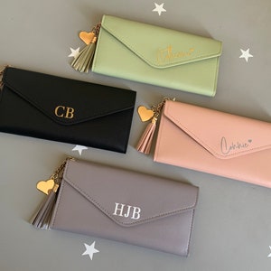 Personalised Mum Gift Christmas Friend Gift Name Purse With Initials Custom Purse Christmas Gift for Girlfriend Christmas Wife Etsy
