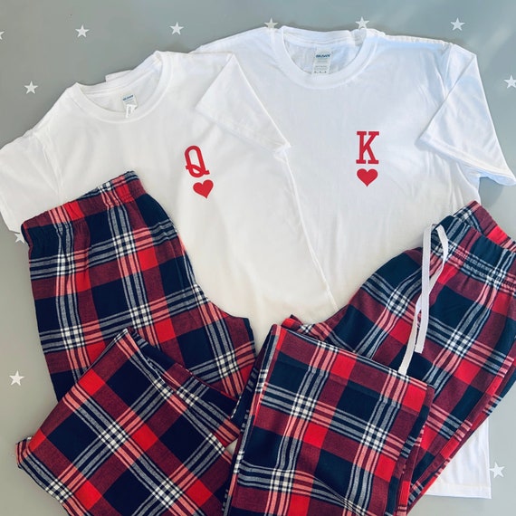 Mr and Mrs Flannel Pajamas, Mr and Mrs Couples Matching Pajamas, Gifts for  Couples, Matching Couples Pjs, Engagement Gift, Anniversary Gift -   Canada