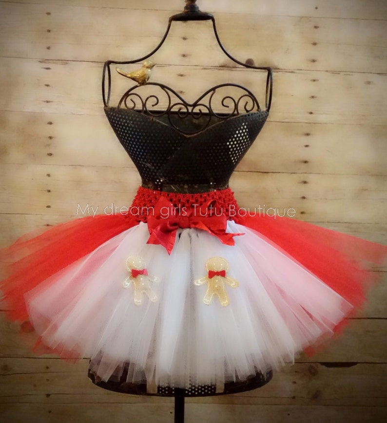 gingerbread tutu dress