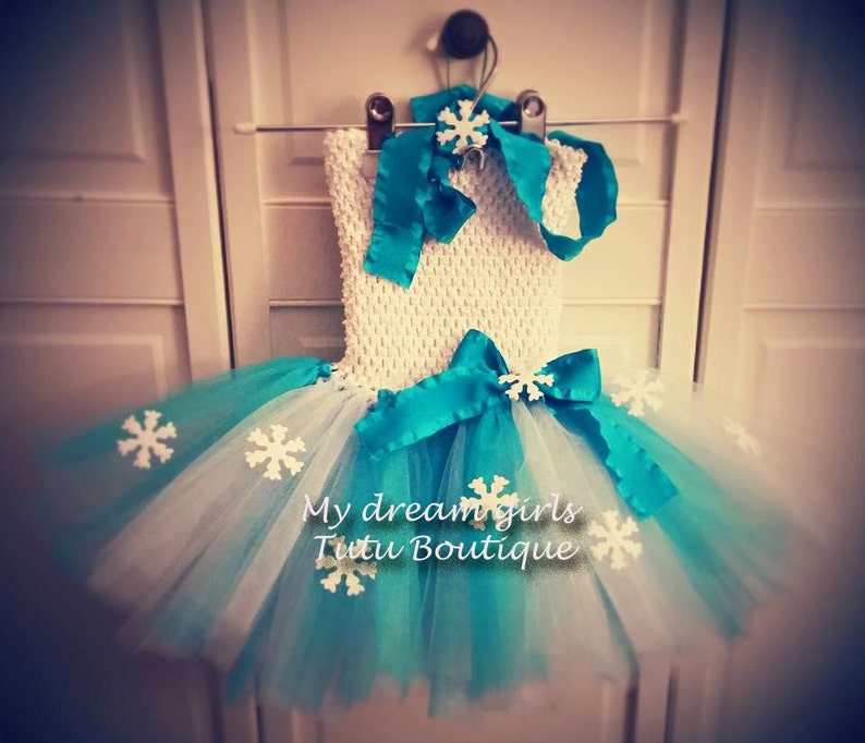 Frozen inspired tutu dress