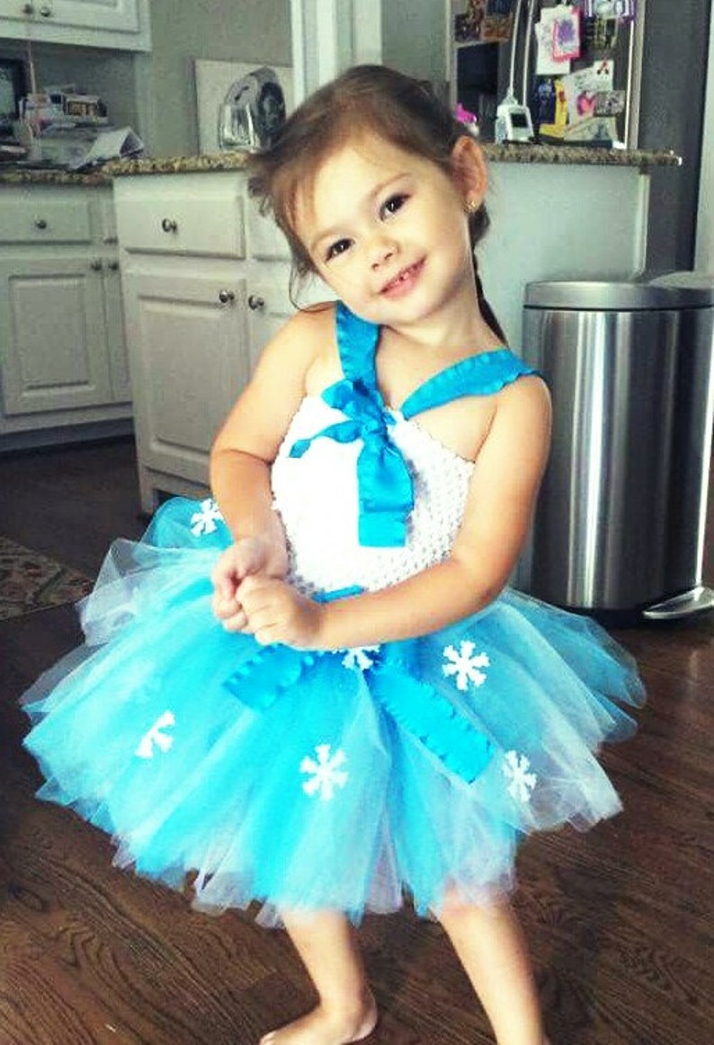 Frozen inspired tutu dress