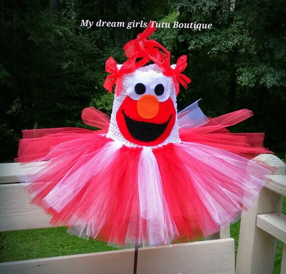 Elmo Tutu Dress Elmo tutu for baby girl Elmo tutu for Etsy