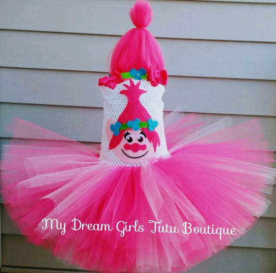 trolls tutu dress