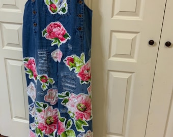 Appliquéd Romper/Overall