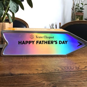 Seltener Veuve Clicquot Ponsardin Arrow Vatertag, HAPPY FATHER&#39;S DAY Sammler Frankreich
