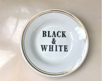 Vintage Collection Bistrot Black&White  Keller and Guerin KG Luneville Made in France 1930