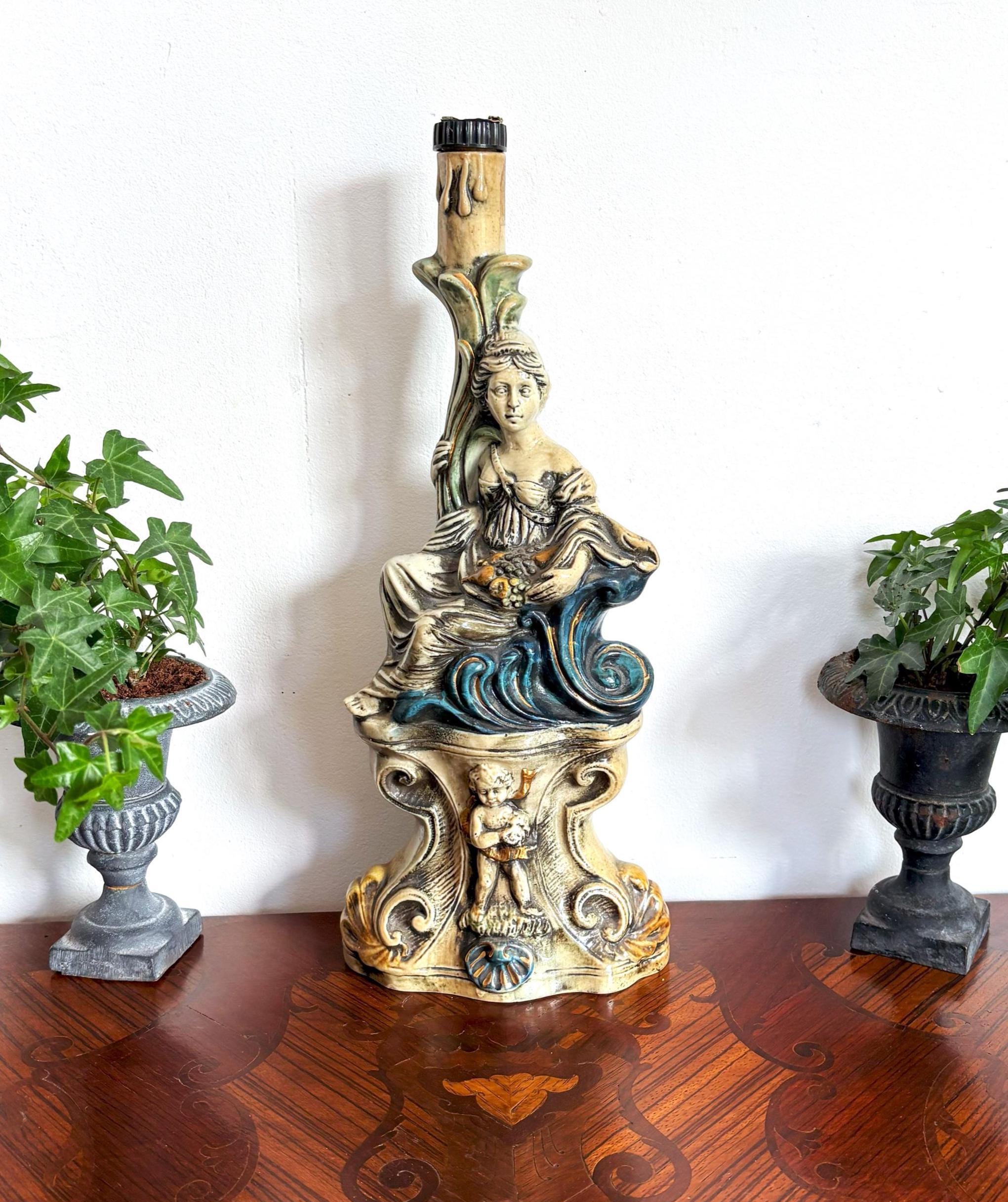 古酒　GARNIER Liqueurs Le Bougeoir ウイスキー(？) Vintage Garnier Liqueur Bottle 