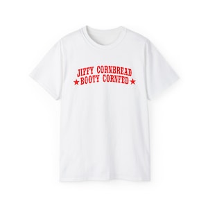 Camiseta inspirada no Cowboy Carter da Jiffy Cornbread, camiseta unissex para fãs de música, camiseta com estampa country western, camiseta estilo sulista, músico retrô