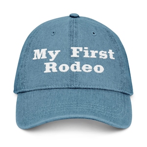 My First Rodeo | Western Embroidered Baseball Cap | Cowboy Carter Inspired