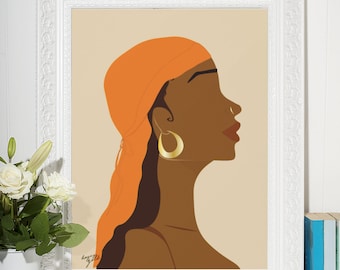 black fashion art | instant download | digital print