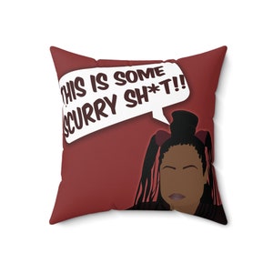 Brenda Scary Movie Halloween Decor Pillow