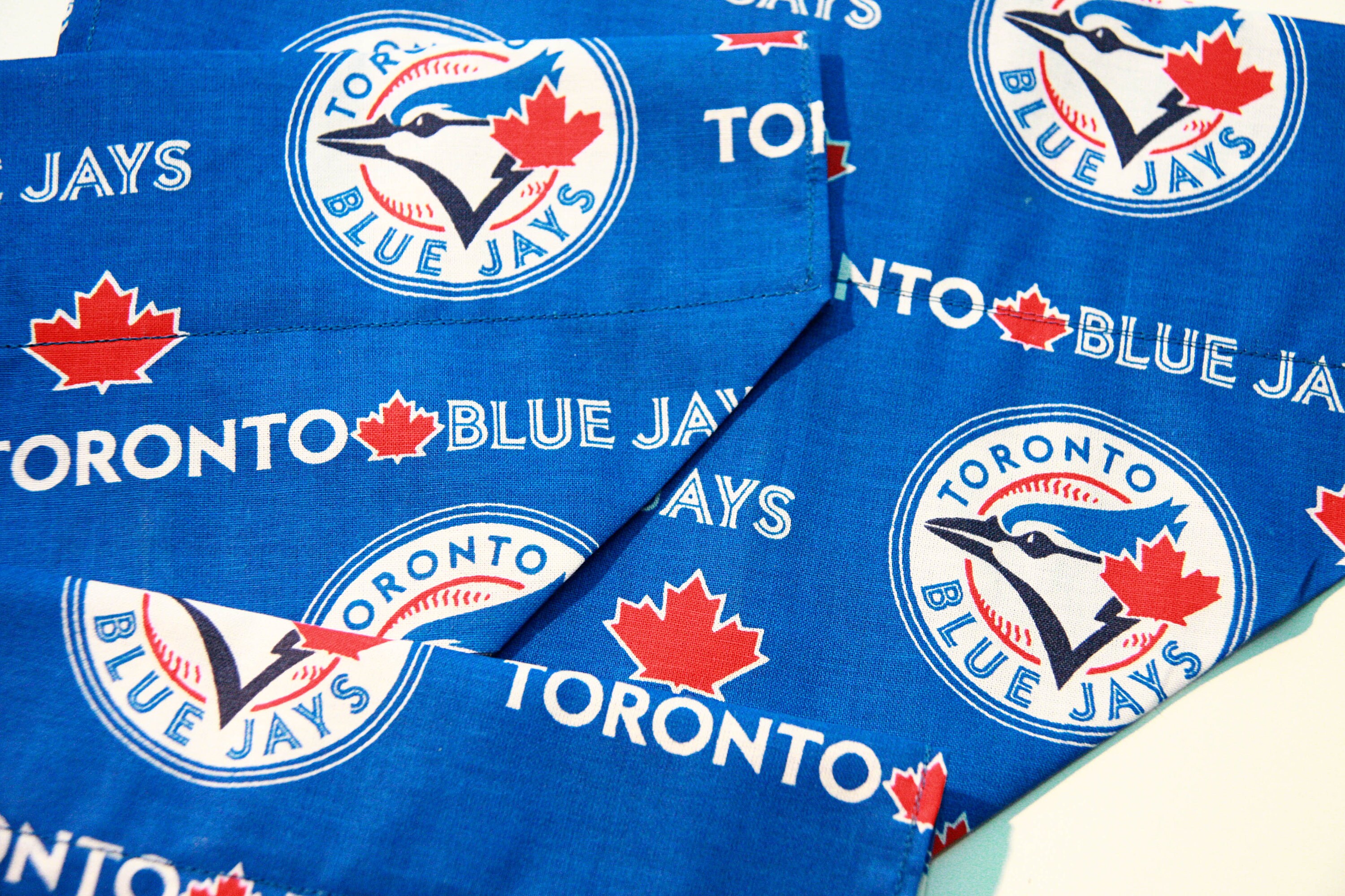 Toronto Blue Jays Dog Bandana No Tie Bandana Baseball Bandana Etsy Canada