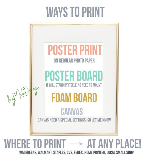 Walgreens Poster Board