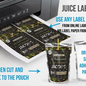 Army Camoflauge Birthday Party Decoration for Military Camo Boy Themed