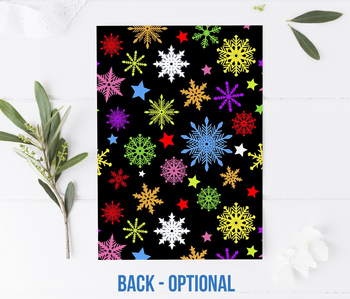 Printable Neon Christmas Party Invitation Glow in the Dark Etsy