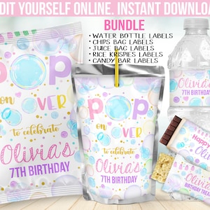 Bubble Foam Birthday party decorations B68