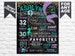 First Birthday Mermaid chalkboard sign - 1st birthday chalk board poster under the sea for a girl (308) 