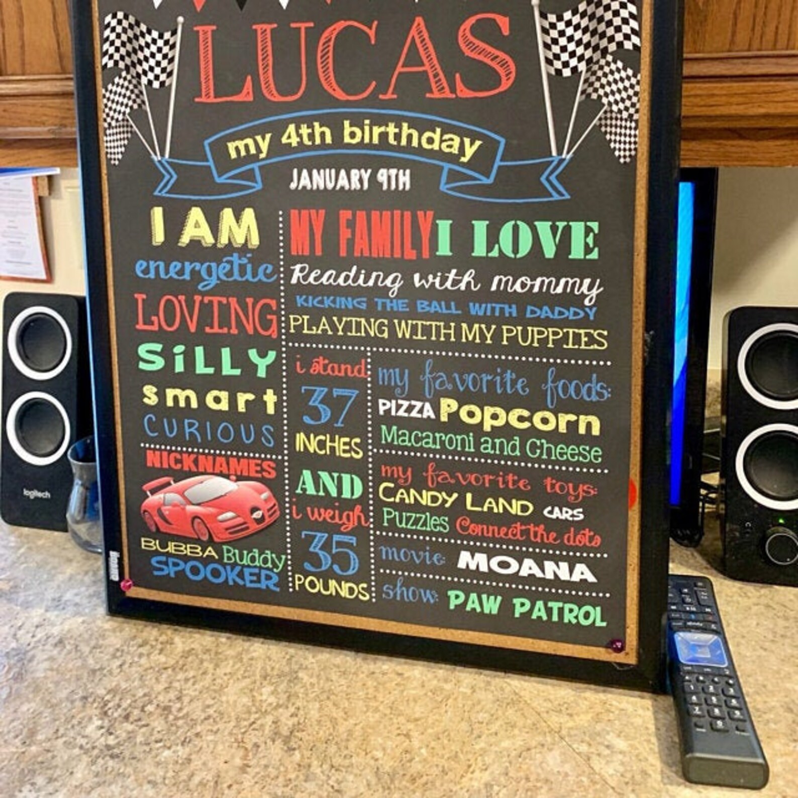 Race Car Chalkboard Sign Printable Boy Birthday Chalk Board - Etsy