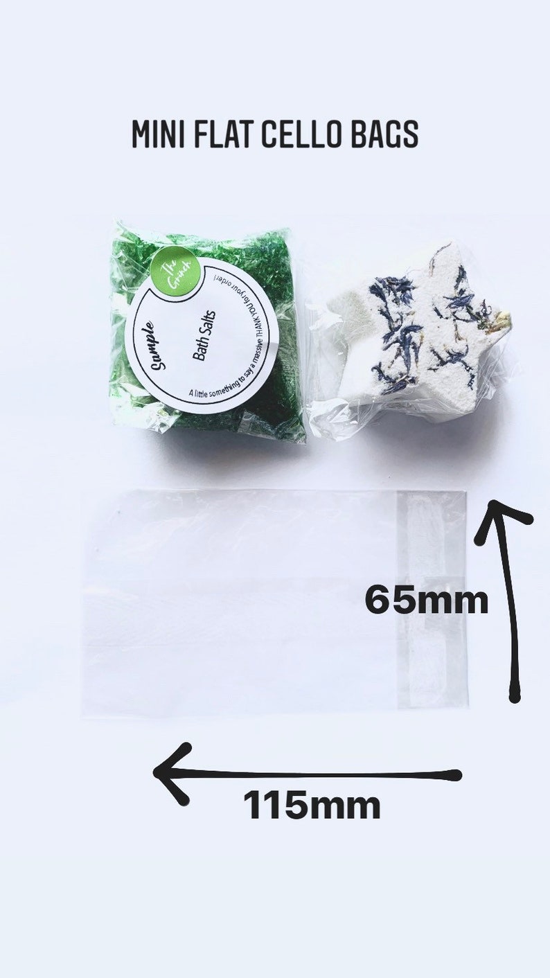 Biodegradable Clear Cellulose Bags Multiple Sizes Available Etsy