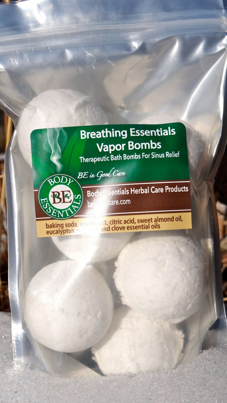 Sinus Relief Bath Bombs Etsy