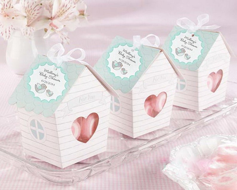 Love Nest Bird House Favor Boxes Wedding Favors Birthday Etsy