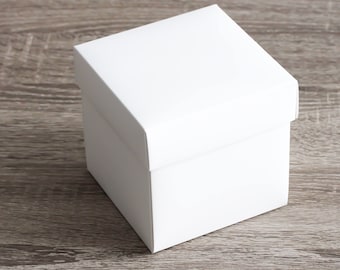 Single White Wedding Cupcake Boxes, Large Favor Boxes, Inserts, Birthday Party Favor Boxes, Standard Cupcake Boxes 10 cases 4x4x4"