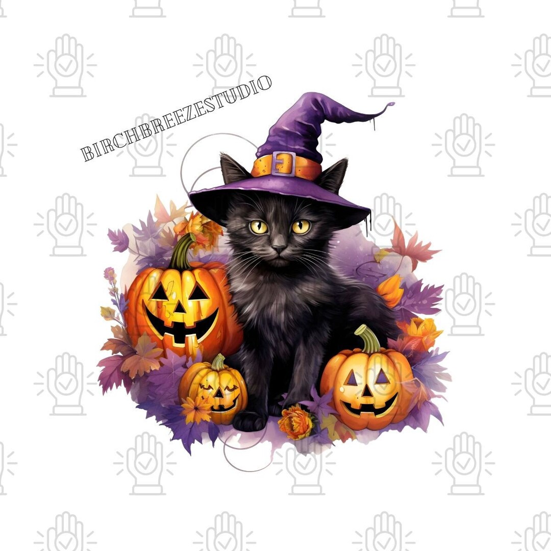 Halloween PNG Spooky Witch Hat Autumn Sublimation Designs Fall PNG ...