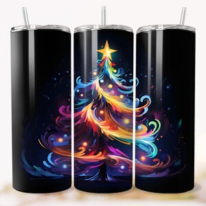 Weihnachten Tumbler Designs 20 Unze Tumbler Sublimation Designs Weihnachtsbaum PNG Digital Download Art Instant Download Weihnachten Tumbler Png