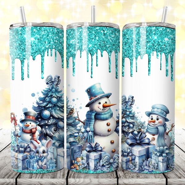 Christmas Tumbler Snowman 20oz Skinny Tumbler Wrap 20 oz Sublimation Tumbler Designs Png Sublimation Downloads Digital Files Holiday Tumbler