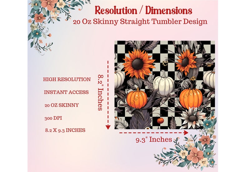 Halloween PNG Seamless Pattern Fall Tumbler Wrap Sublimation Designs ...