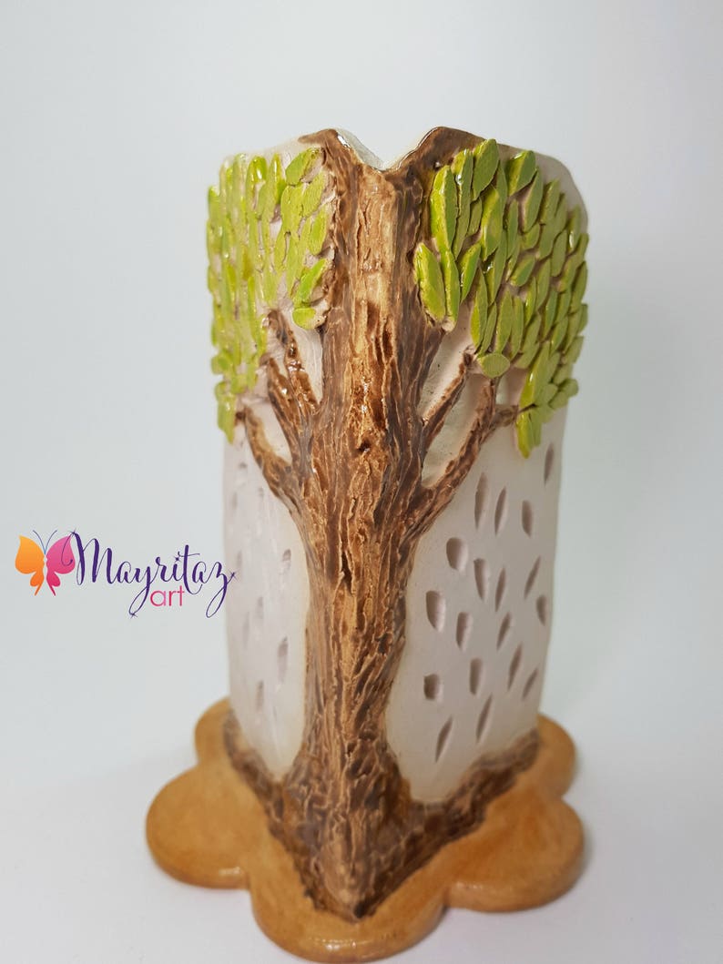 Tree Tea Light Candle Lamp Lampara para Vela Arb\u00f3l Puerto Rico Gift Puerto Rico Souvenirs