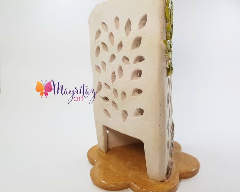 Tree Tea Light Candle Lamp Lampara para Vela Arb\u00f3l Puerto Rico Gift Puerto Rico Souvenirs